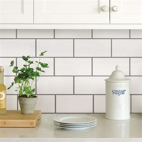 lowes stick on tile backsplash|self stick backsplash tile lowe's.